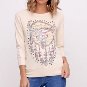 Vintage Polo DENIM & SUPPLY Ralph Lauren Western Sweatshirt sz S